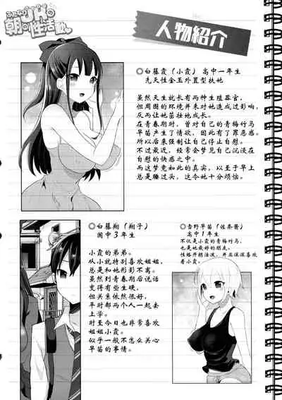 Futanari Nebosuke no Asa no Seikatsudo 3 | 扶她女高中生的晨间性活动 3