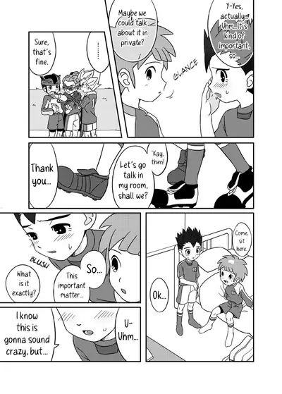 [Raje (Hirano Kei)] Pero Tora! (Inazuma Eleven) [Digital] [English] [Hikaru Scans]