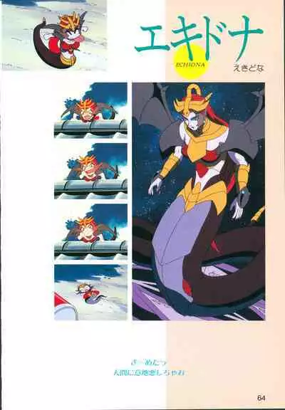 This is Animation Pocket- Chouja Reideen Character Book