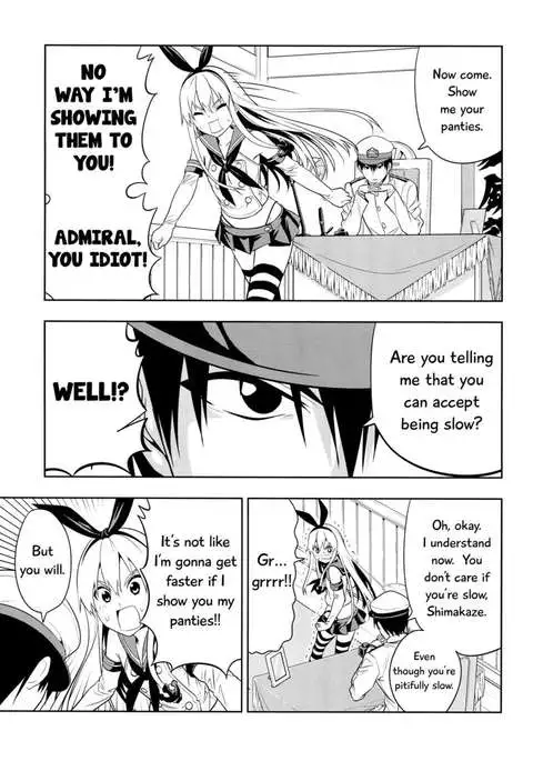 Tricking and Sexual Harassing Shimakaze, Who Wants to Become Faster