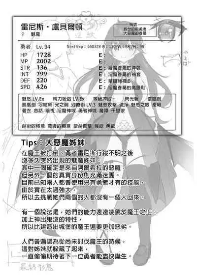 Maou ni Katta Yuusha ga Succubus ni Ochite iku Hanashi | 戰勝魔王的勇者逐漸墮落為魅魔的故事