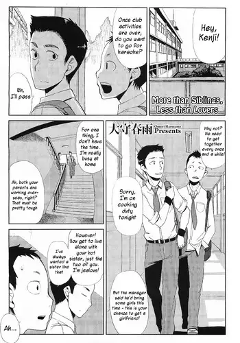 [Oomori Harusame] Kyoudai Ijou Koibito Miman | More than Siblings, Less than Lovers (COMIC HOTMILK 2010-06) [English]