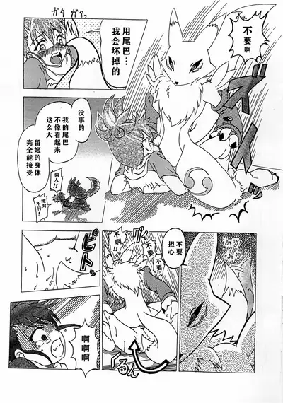 [Matsubara Shougakkou (Matsubara Chigusa)] La renarde lunaire (Digimon Tamers) [Chinese] [逃亡者x新桥月白日语社汉化]