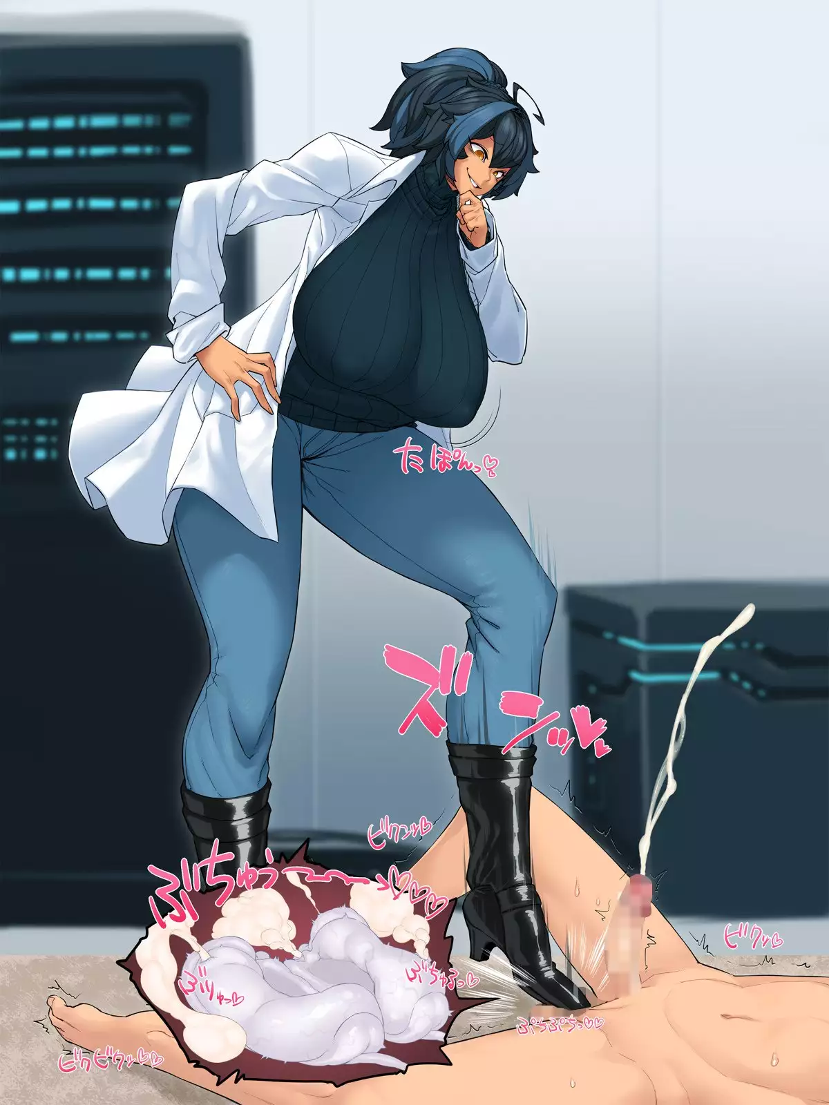 Monster Girl Breast Preference ~Robot Girl and MechMaster's Milking Experiment~