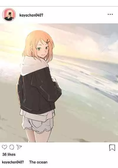 Kaaya's footjob for her masochist, black person NTR, Color, 5 page CG + Kaaya's social media, her normal account, her secret account