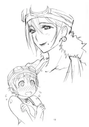 Misaki and Mika Sensei Sketchbook