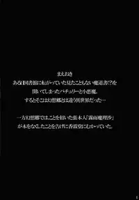 (C85) [YuKi-IRo (Yukiusagi.)] Majokko Pachuritan Mitsu (Touhou Project)