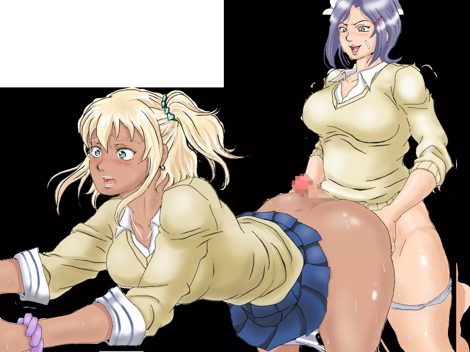Futanari Kumichou Saoshi Ichidai Nariagari Densetsu