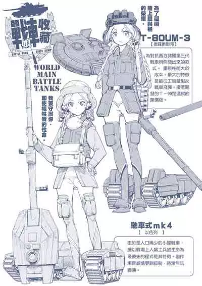 [Suzuki Kyoutarou] Tancolle - Battle Tank Girls Complex | 戰車娘收藏 [Chinese] [Digital(BOOKWALKER & DLsite)]