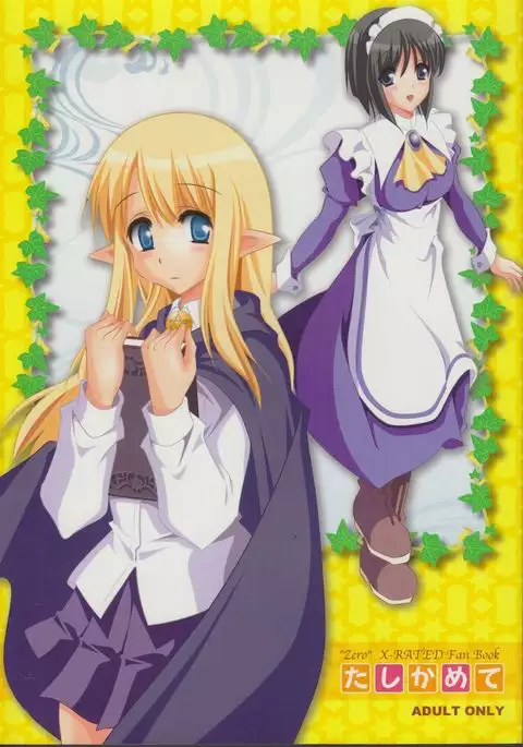 Zero no tskaima doujin Cover Samples on my radar