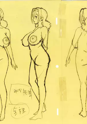 Misaki and Mika Sensei Sketchbook