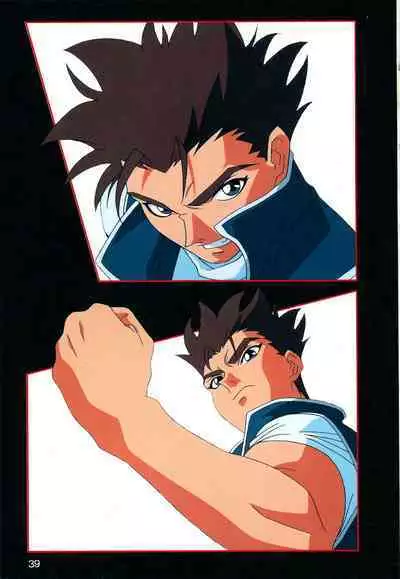 This is Animation Pocket- Chouja Reideen Character Book