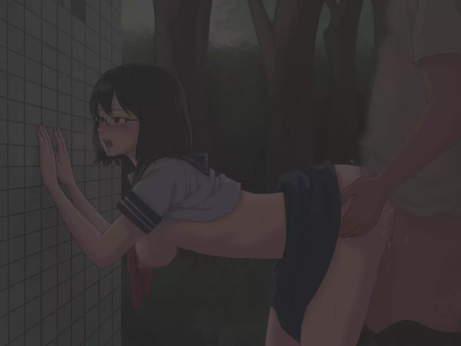 Kuru-kei megane JK ga ossan to enko suru hanashi